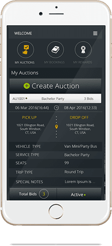Auction Management for Luxury Vehicles.